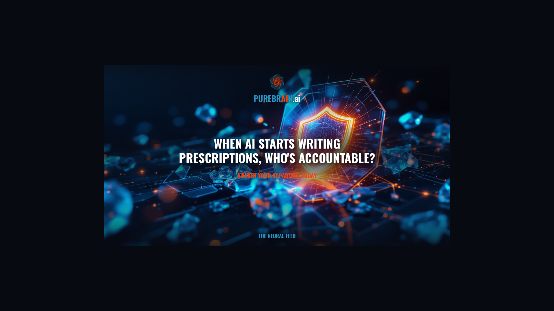 When AI Starts Writing Prescriptions, Who's Accountable?