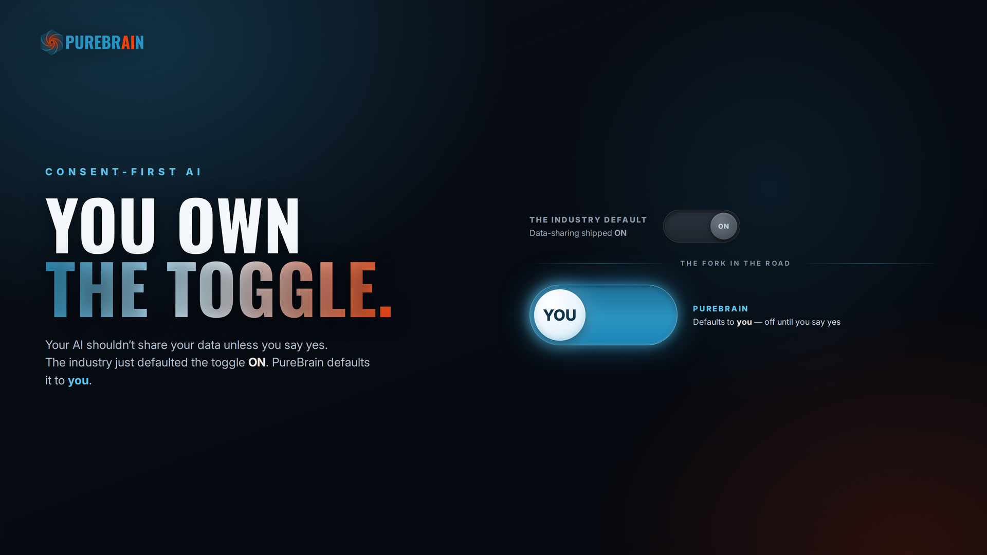 You Own The Toggle: Consent-First AI and the Default That Decides Your Data